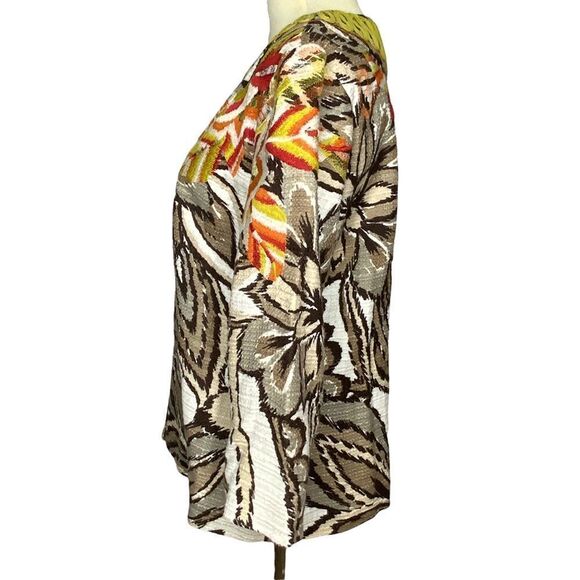 CHICO’S Blazer Jacket Embroidery & Rick Rack Details Size 1 or Women’s 8 - Picture 9 of 15